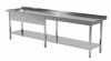 Stół ze zlewem i półką - komora po lewej stronie 2000 x 600 x 850 mm POLGAST 212206-6-L 212206-6-L